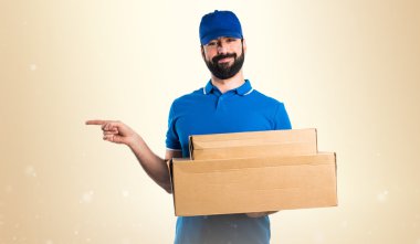 Adam izole arka plan