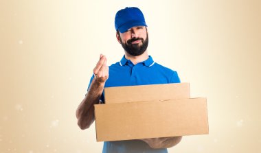 Adam izole arka plan