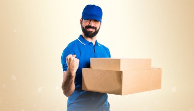 Adam izole arka plan