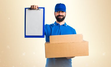 Adam izole arka plan