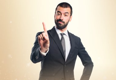 Adam izole arka plan