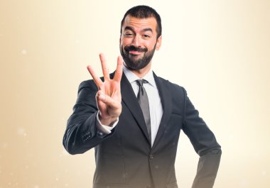 Adam izole arka plan