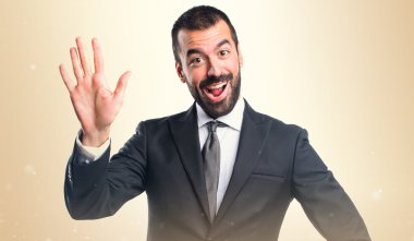 Adam izole arka plan