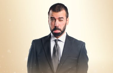 Adam izole arka plan