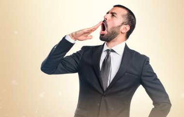 Adam izole arka plan