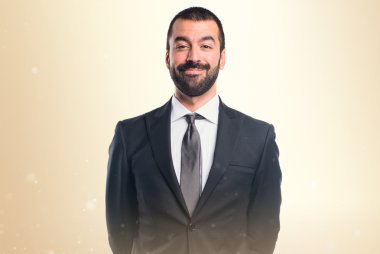 Adam izole arka plan