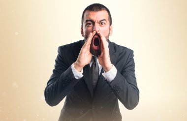 Adam izole arka plan