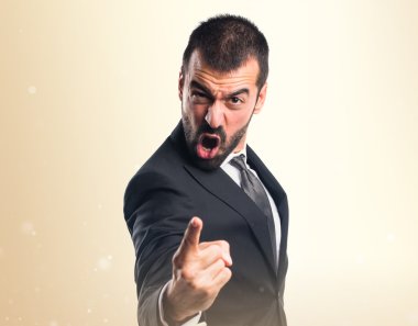 Adam izole arka plan