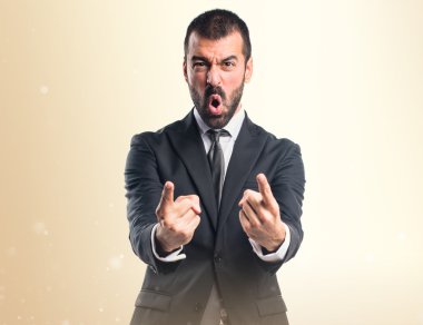 Adam izole arka plan