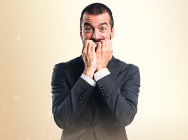 Adam izole arka plan