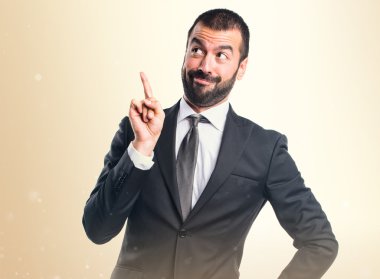 Adam izole arka plan