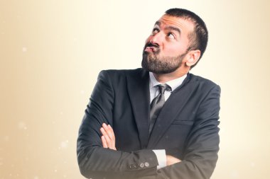 Adam izole arka plan