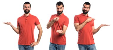 Adam izole arka plan