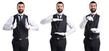 Adam izole arka plan