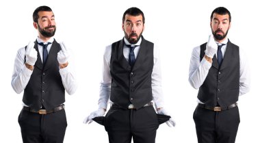 Adam izole arka plan