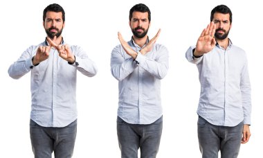 Hiçbir hareketi yapan erkek