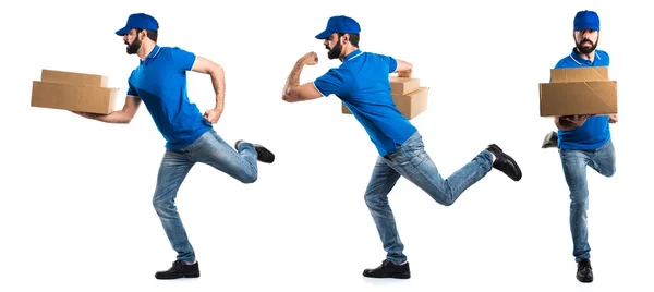 Hızlı çalışan teslimatçı