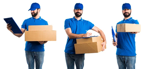 Teslimatçı ile ağıl