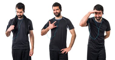 Sportman yapım boynuz jest