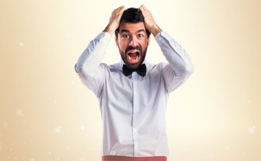 Adam izole arka plan