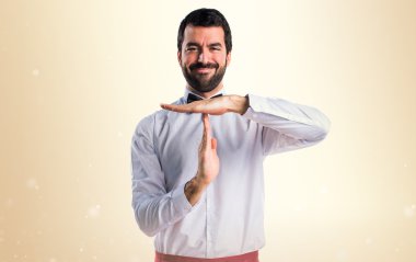 Zaman aşımı jest yapma garson