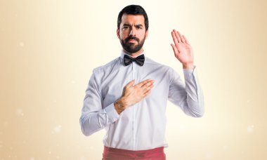 Adam izole arka plan