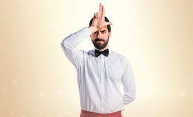 Adam izole arka plan