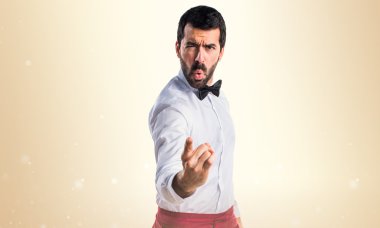 Adam izole arka plan