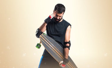 Adam izole arka plan