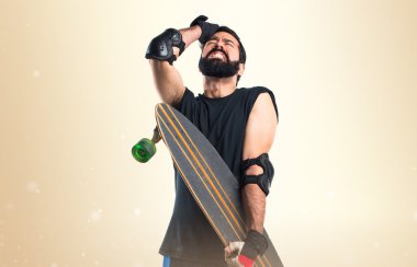 Adam izole arka plan