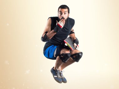 İşin atlama patenci sürpriz jest