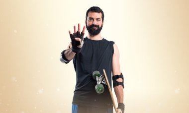 Adam izole arka plan