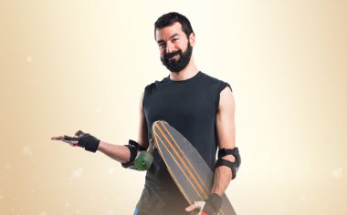 Adam izole arka plan