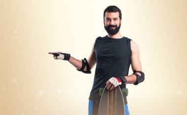 Adam izole arka plan