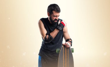 Adam izole arka plan