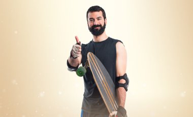 Adam izole arka plan