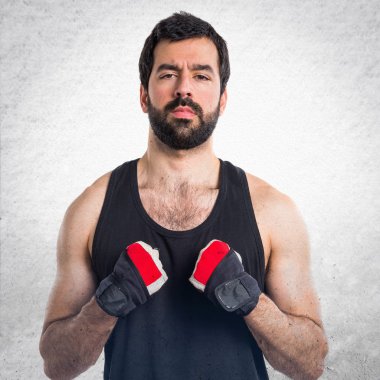 Adam izole arka plan