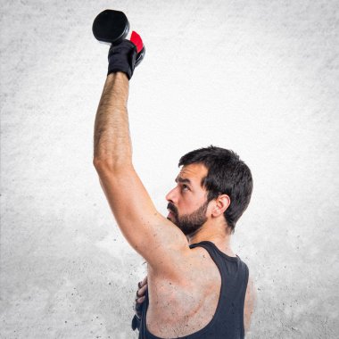 Adam izole arka plan