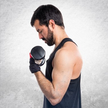 Adam izole arka plan