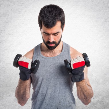 Adam izole arka plan