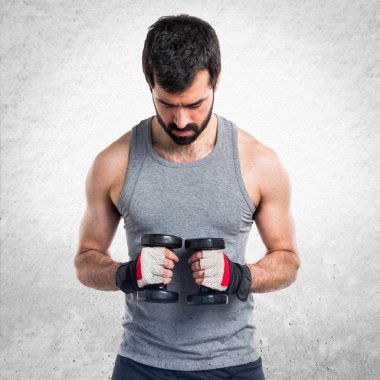 Adam izole arka plan