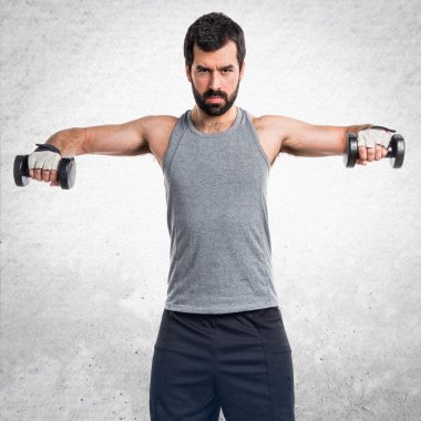 Adam izole arka plan