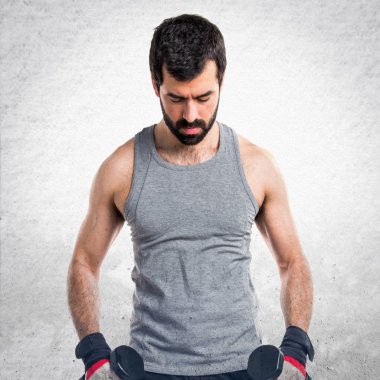 Adam izole arka plan