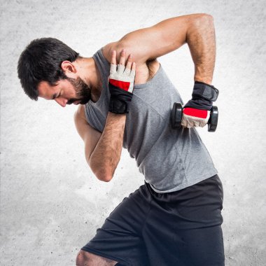 Adam izole arka plan