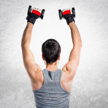 Adam izole arka plan