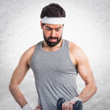 Adam izole arka plan