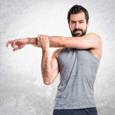 Adam izole arka plan