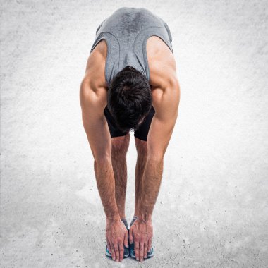 Adam izole arka plan