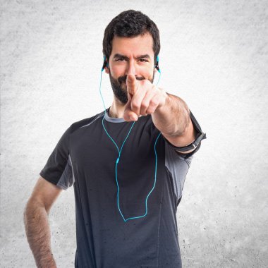 Öne doğru işaret Sportman