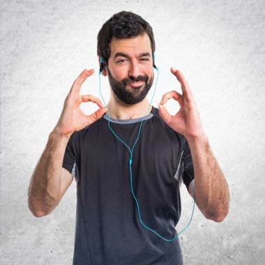 Ok işareti yapmak Sportman